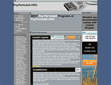 Tablet Screenshot of payperinstall.org